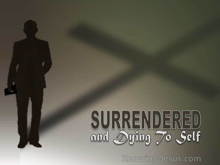 Surrendered and Dying To Self (devotional)07-24 (brown)